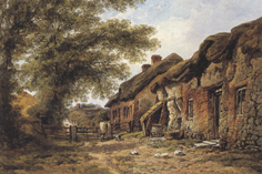 Old Cottages at Stoborough,Dorset (mk37)